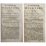 TYGODNIK WILEŃSKI rok 1816 tom II PROWENIENCJA