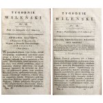 TYGODNIK WILEŃSKI Rok 1816 Zväzok II PROVENIENCIA