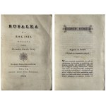 RUSSELL za rok 1842