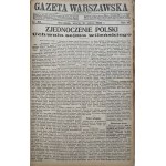 GAZETA WARSZAWSKA Jahr 1922 1. Quartal
