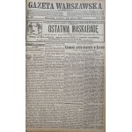 GAZETA WARSZAWSKA rok 1922 I kwartał