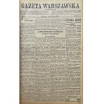 GAZETA WARSZAWSKA rok 1922 III kwartał