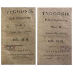 POĽSKÝ A ZAHRANIČNÝ TÝŽDENNÍK 1818 ROČENKA