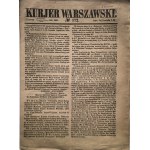 KURJER WARSZAWSKI rok 1858/1861 tri čísla
