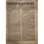 KURJER WARSZAWSKI year 1858/1861 three nry