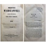 VARŠAVSKÁ KNIŽNICA Rok 1845 Zväzok III