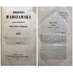 BIBLIOTEKA WARSZAWSKA rok 1845 tom III