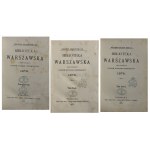 WARSAW LIBRARY year 1878 volume I-III