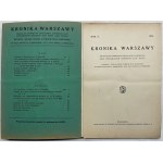 KRONIKA WARSZAWY rok 1933 oraz 1934