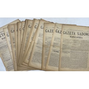 GAZETA SĄDOWA WARSZAWSKA Rok 1877