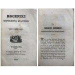 ROCZNIKI GOSPODARSTWA KRAJOWEGO I tom 1842