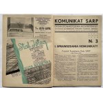 KOMUNIKAT SARP 1938 ARCHITEKTURA