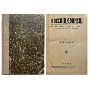 ROCZNIK GDAŃSKI 1928-29