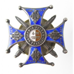 Odznaka Stowarzyszenie Weteranów Armii Polskiej we Francji