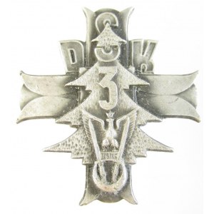 Cynkowa odznaka 3 Dywizji Strzelców Karpackich