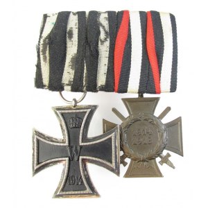 Krzyż Żelazny II KLASY, Krzyż Hinderburga z mieczami - szpanga