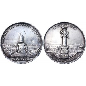 Russia Silver Medal Treaty of Teschen 1779 R3