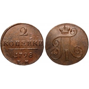 Russia 2 Kopeks 1798 EM