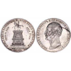 Russia 1 Rouble 1859 Opening of the Nicholas I Monument