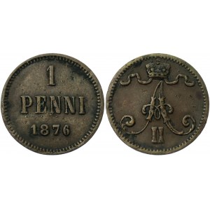Russia - Finland 1 Penni 1876