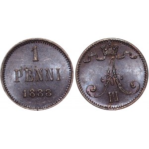 Russia - Finland 1 Penni 1888