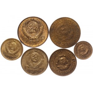 Russia - USSR Lot of 6 Coins 1930 - 1957