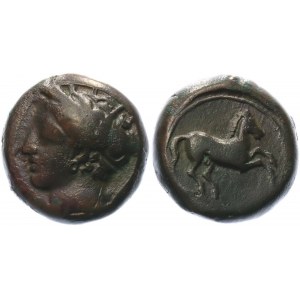 Ancient Greece Carthage Æ Unit 400 - 350 BC