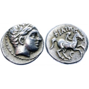 Ancient Greece Kings of Macedonia Philip III Arrhidaios AR 1/5 Tetradrachm 318 - 317 BC