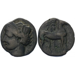 Ancient Greece Carthage Æ Dishekel 241 BC