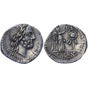 Roman Republic Lentulus Clodianus AR Quinarius 88 BC