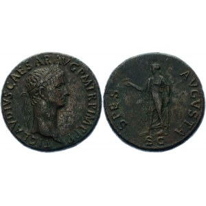 Roman Empire Claudius Æ Sestertius 50 - 54 AD