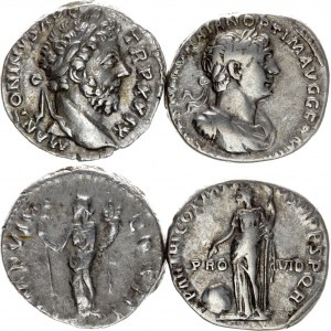 Roman Empire 2 x Denarius 106 -180 AD, Marcus Aurelius & Trajan