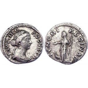 Roman Empire Rome AR Denarius 161 - 164 AD Faustina II