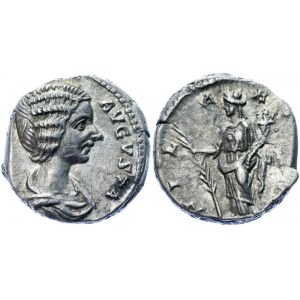 Roman Empire Julia Domna Augusta AR Denarius 193 - 217 AD