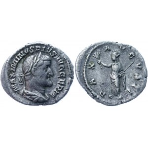 Roman Empire Maximinus Thrax AR Denarius 236 AD