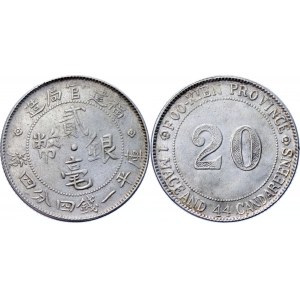 China Fukien 20 Cents 1923 (ND)
