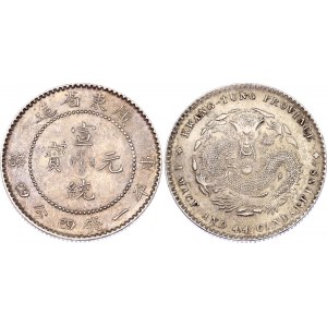 China Kwangtung 20 Cent 1909 - 1911 (ND)