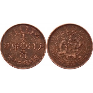 China Yunnan - Szechuan 20 Cash 1906 (43)