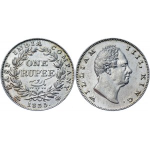 British India 1 Rupee 1835
