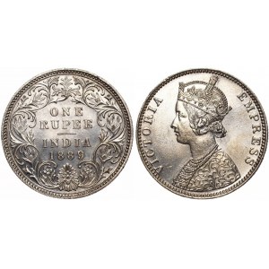 British India 1 Rupee 1889