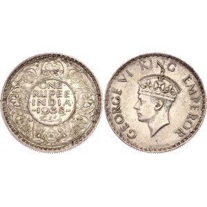 British India 1 Rupee 1938 Rare