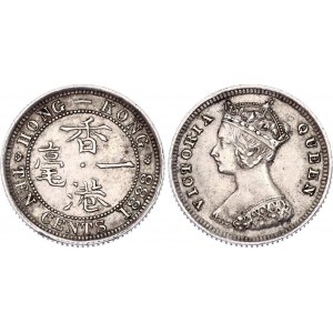 Hong Kong 10 Cents 1888
