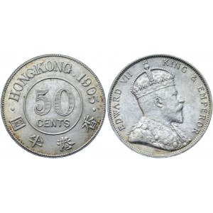 Hong Kong 50 Cents 1905