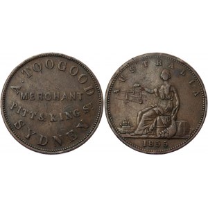 Australia Token 1 Penny 1855