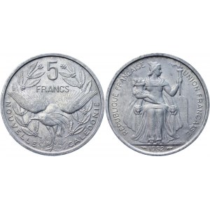 New Caledonia 5 Francs 1952 (a)