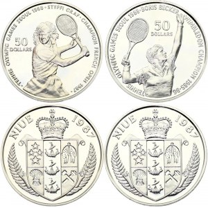 Niue 2 x 50 Dollars 1987