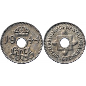 Papua New Guinea 3 Pence 1944