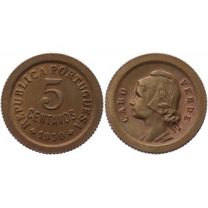 Cabo Verde 5 Centavos 1930