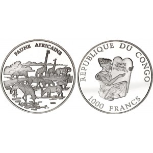Congo 1000 Francs 2002