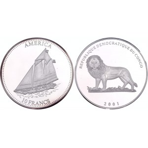 Congo 10 Francs 2001
